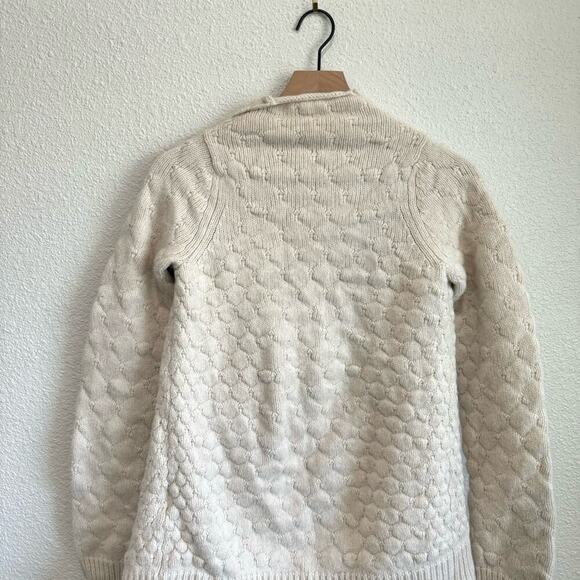 Zadig & Voltaire Daphne Women's Small Cardigan Quilted Knit Alpaca Blend Open - Picture 8 of 11